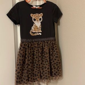 Leopard dress 5T/6 H&M toddler